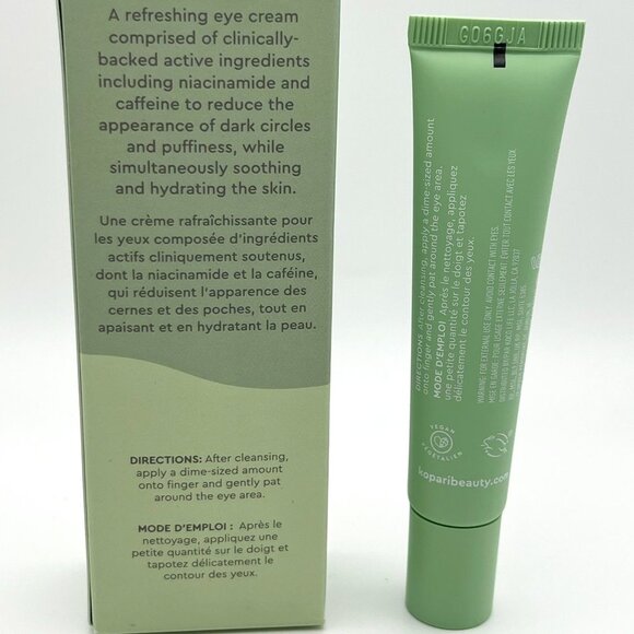 🆕 Kopari NIACINAMIDE & CAFFEINE EYE BRIGHT CREAM - Picture 4 of 4